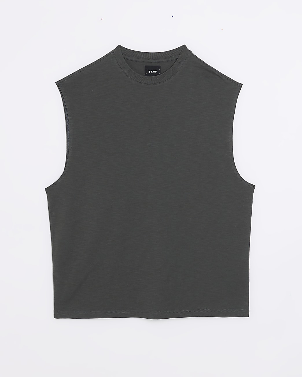 Grey regular fit vest