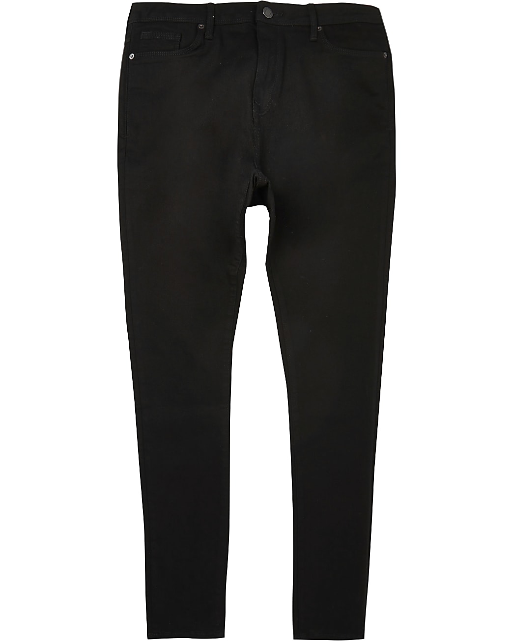 Black spray on super skinny fit jeans