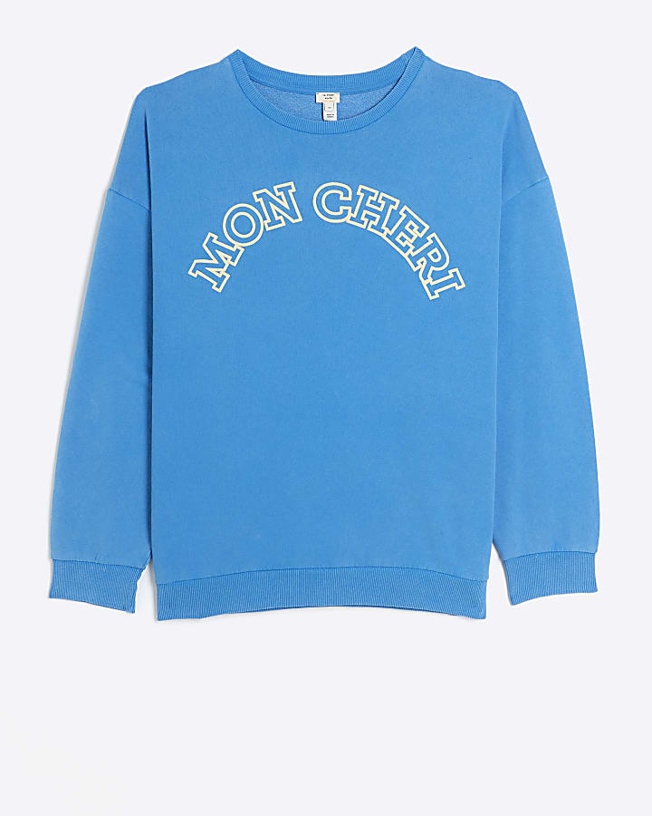 Blue mon cherie sweatshirt