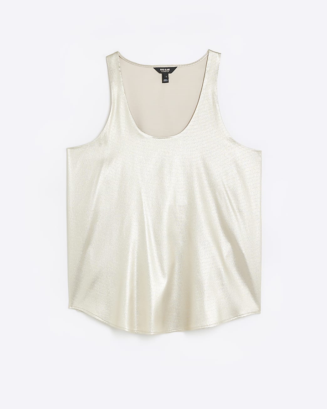 Gold Sleeveless Top