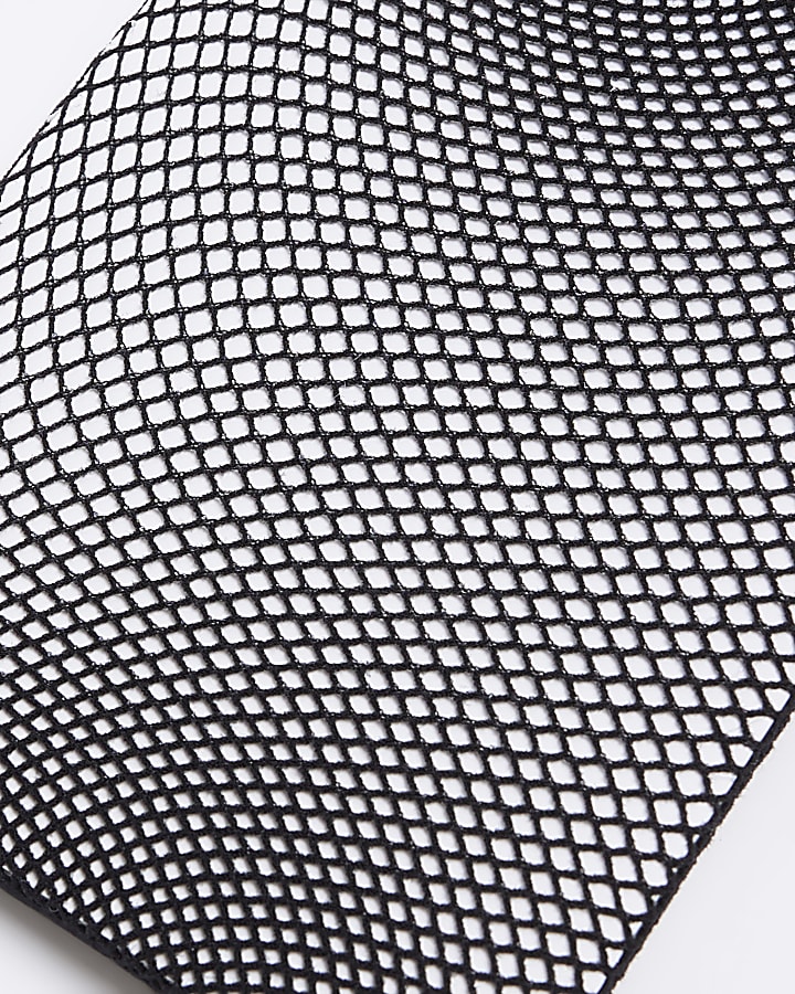 Black fishnet tights