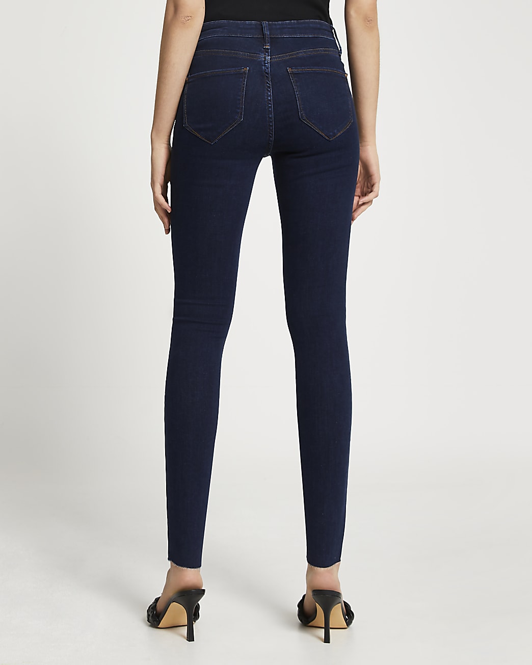 Black Molly mid rise skinny jeans multipack