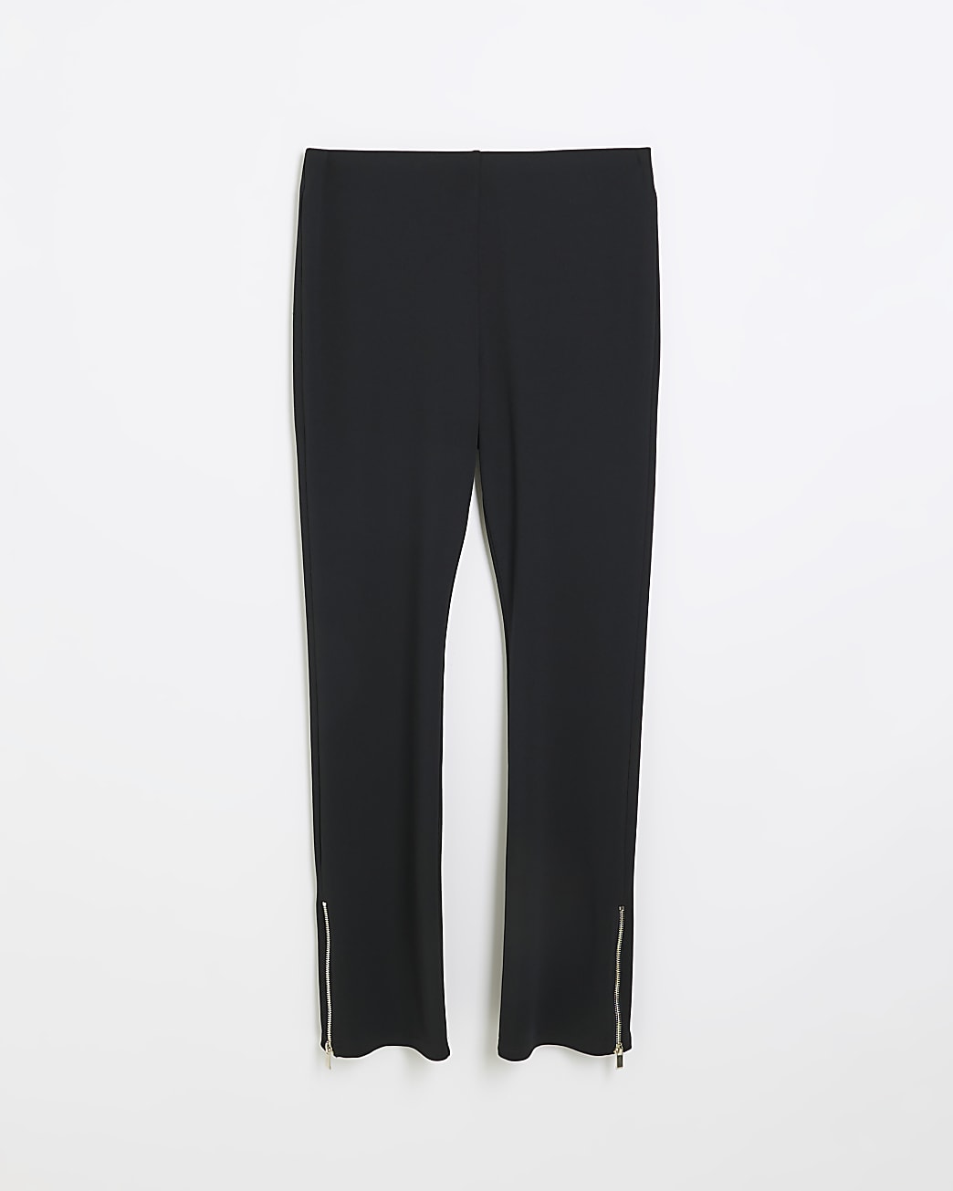 Black Split Hem Leggings