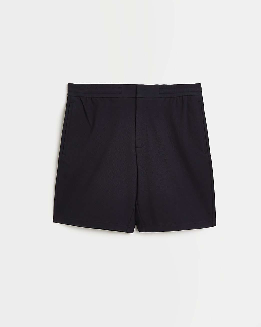 Navy slim fit Twill Shorts