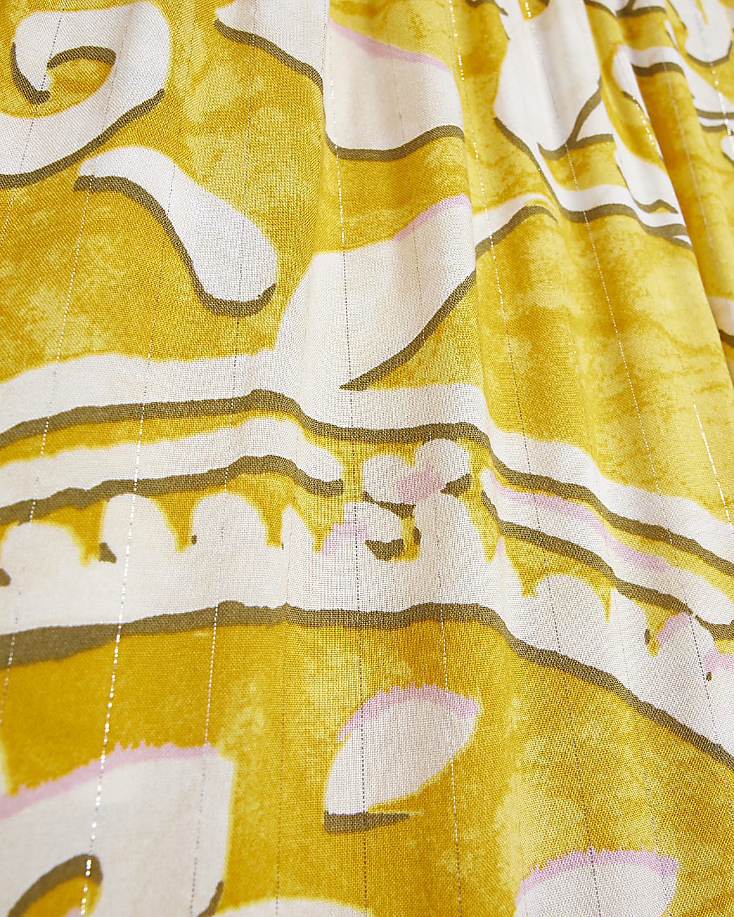 Yellow plunge beach jumpsuit