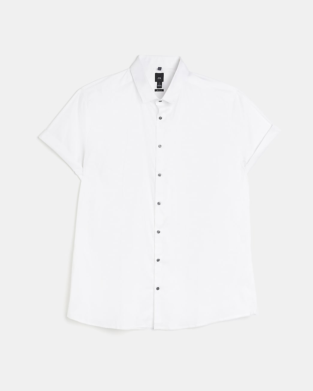 Big & Tall White muscle fit stretch Shirt