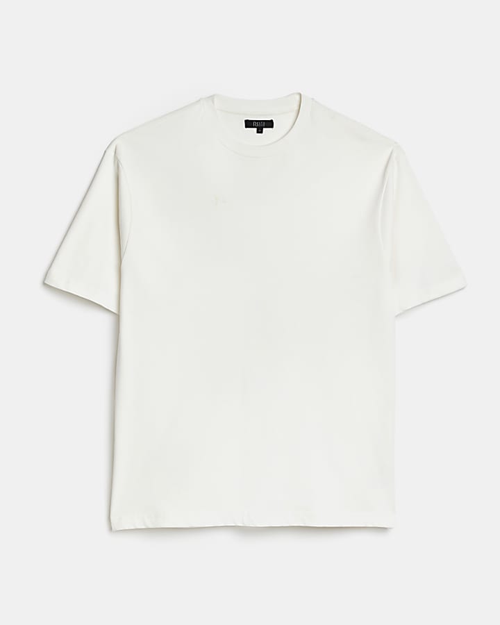 Ecru RI Studio oversized fit t-shirt
