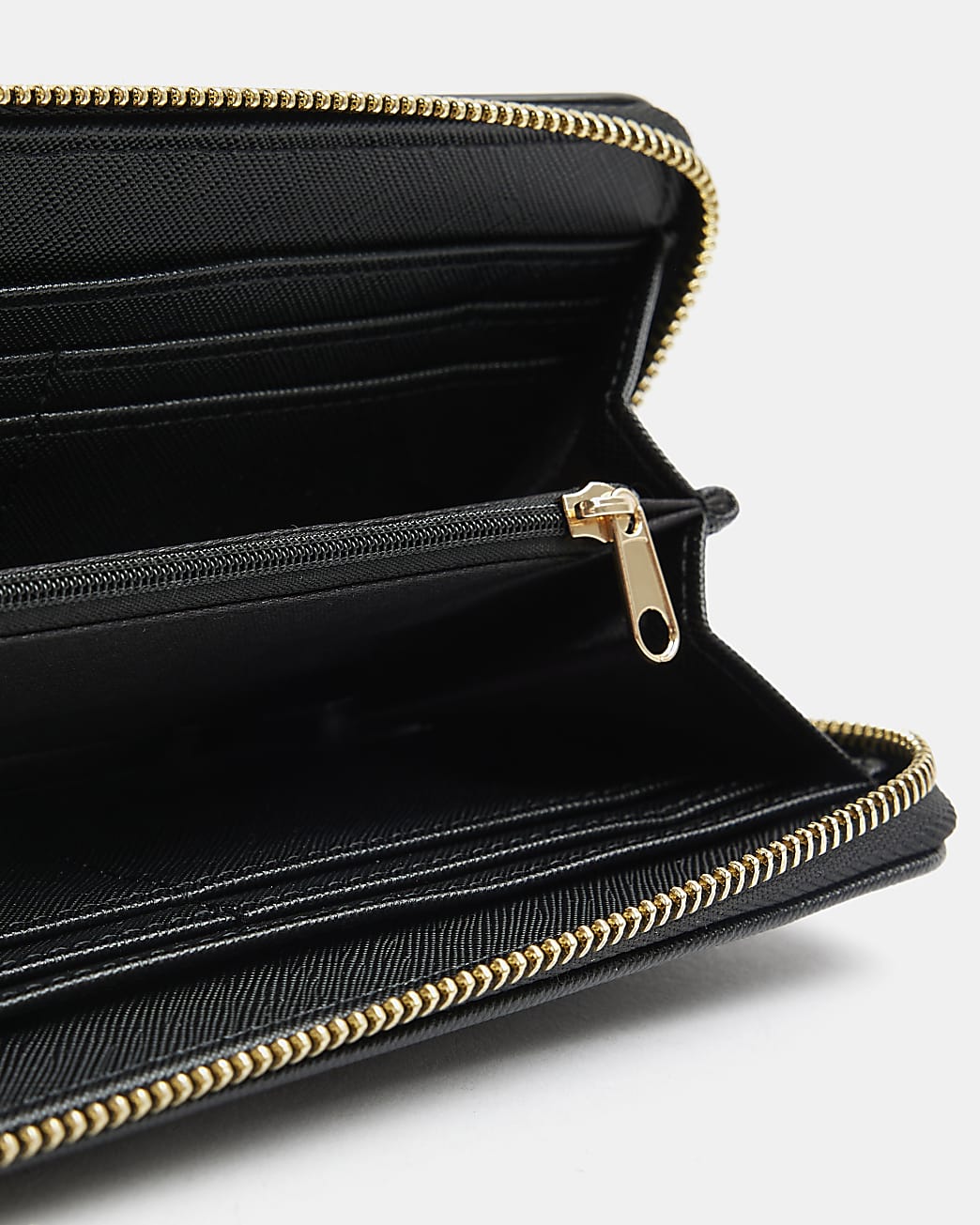 Black canvas RI monogram purse