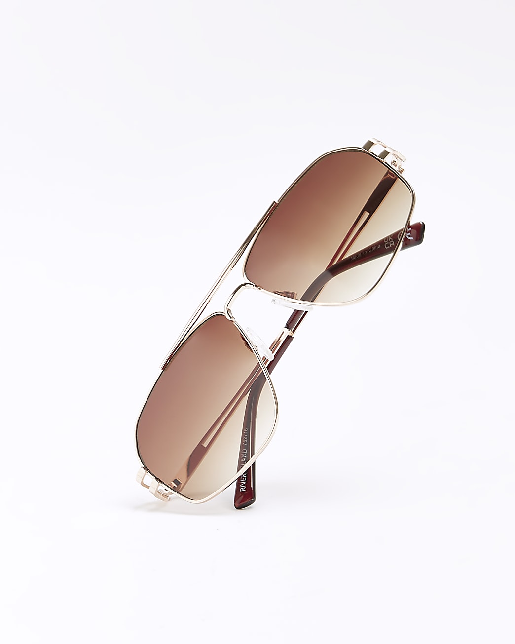 Gold aviator sunglasses