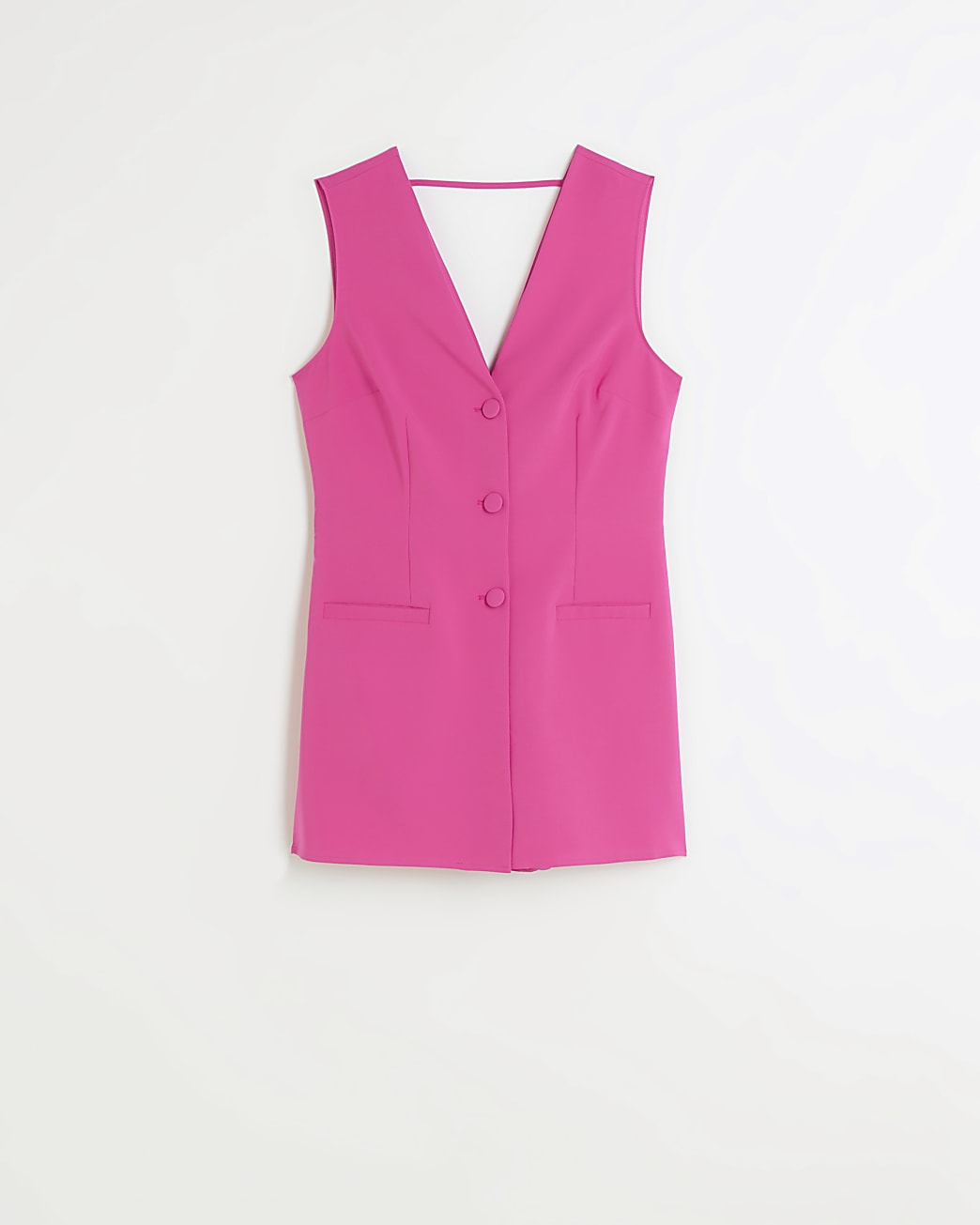 Pink tux playsuit