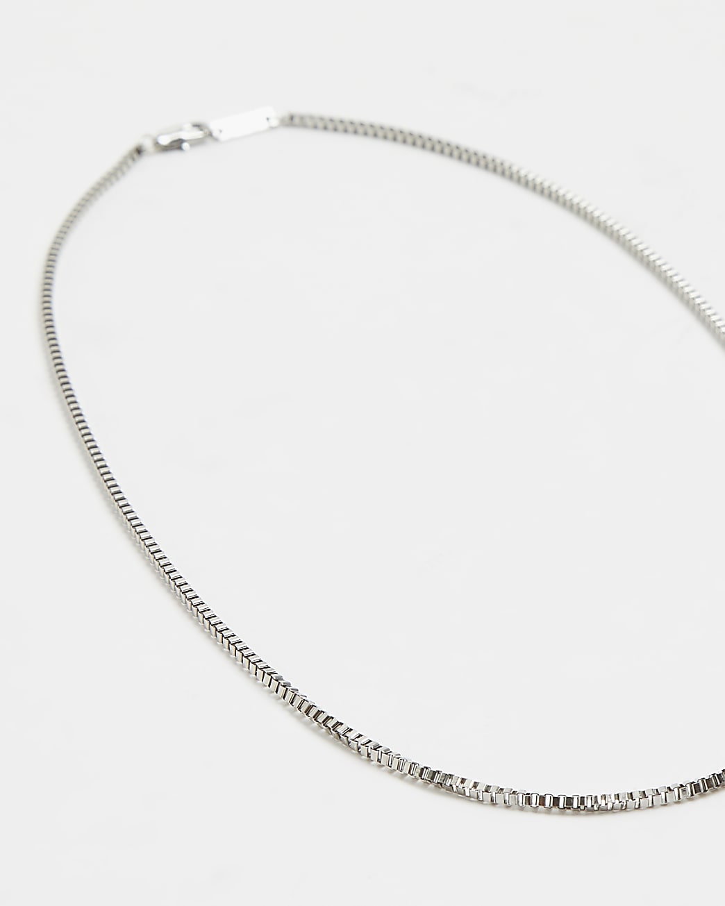 Silver Steel Chain necklace