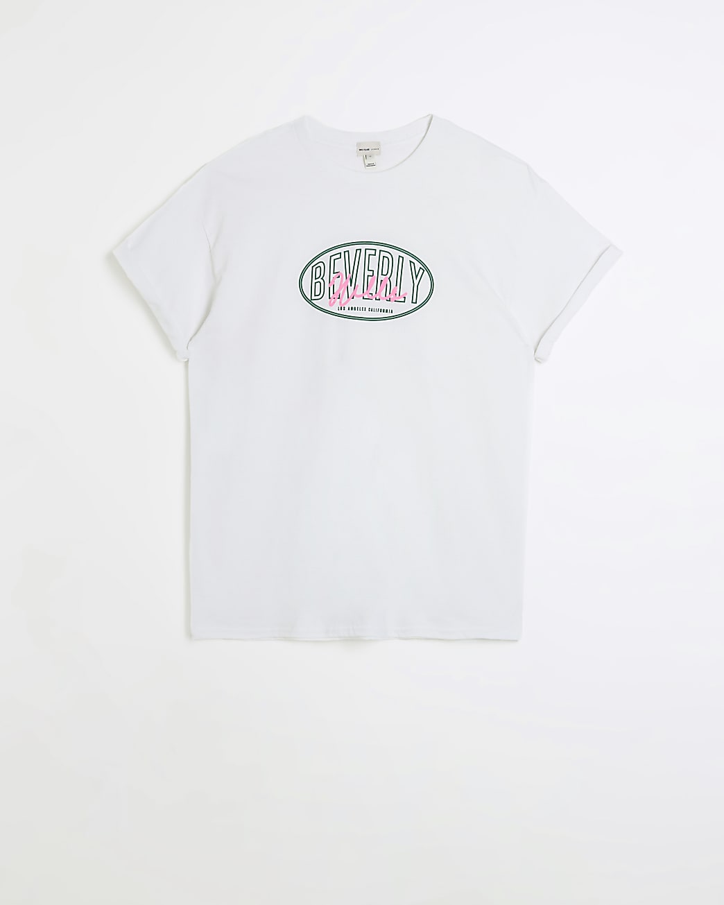 White print T-shirt