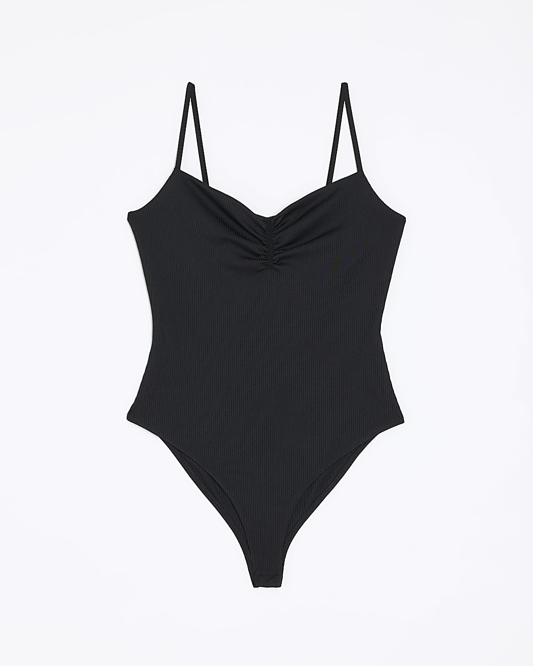 Black sleeveless bodysuit