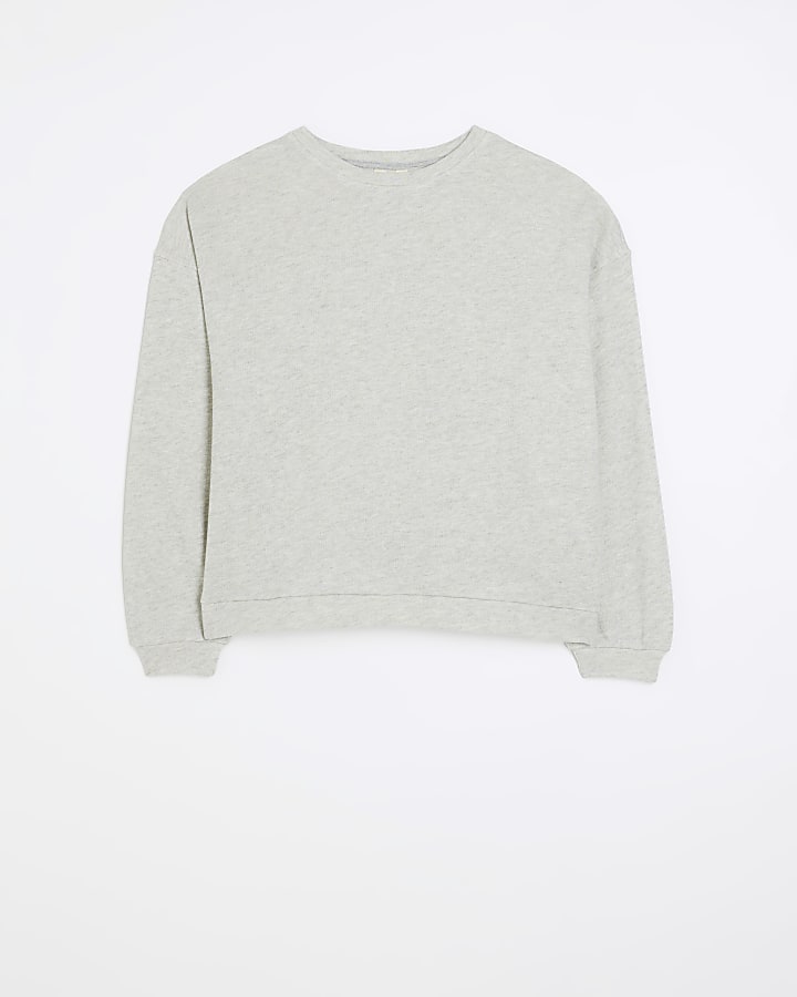 Grey long sleeve sweatshirt