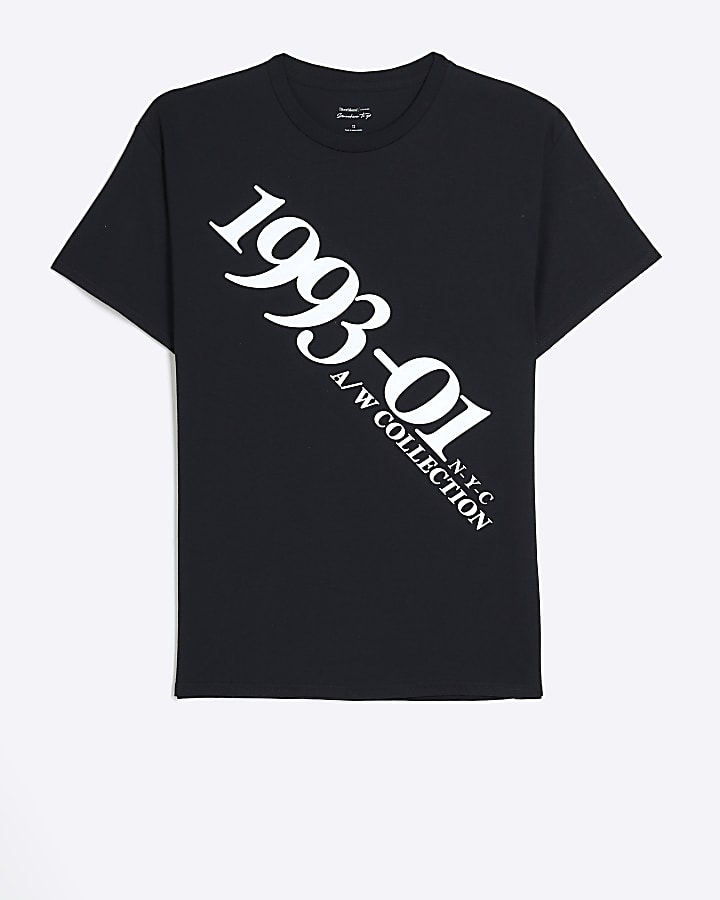 Black graphic t-shirt