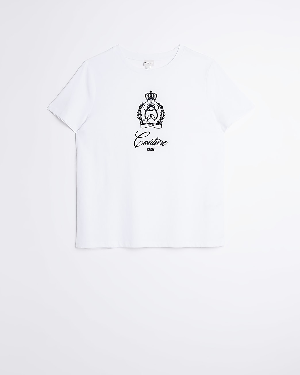 White graphic print t-shirt