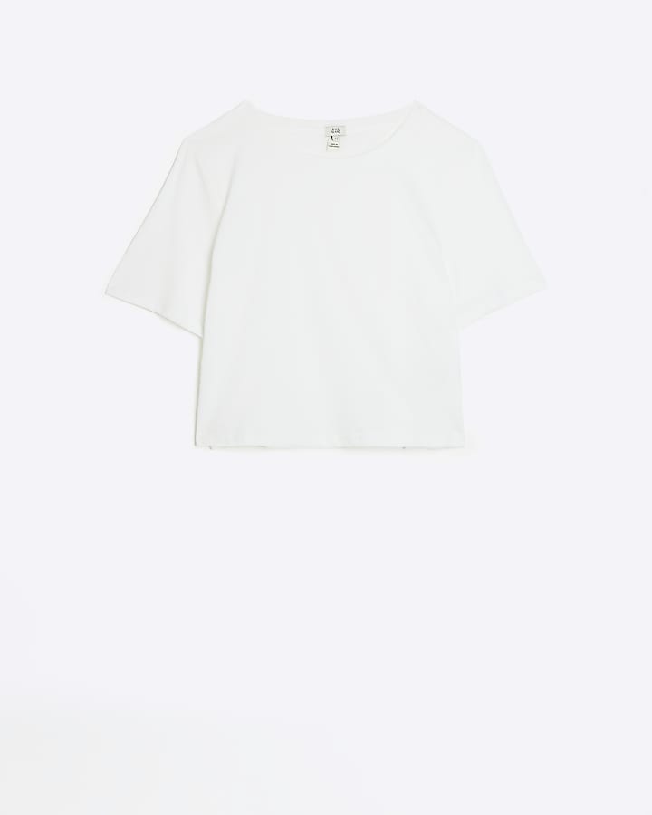 White cropped t-shirt