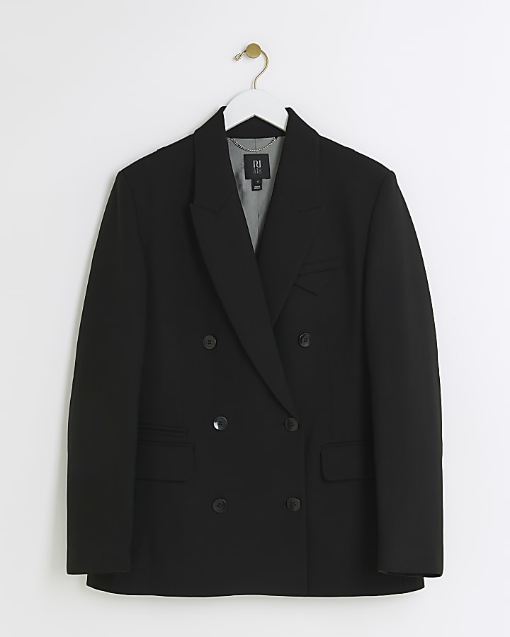 Black RI Studio pocket detail blazer