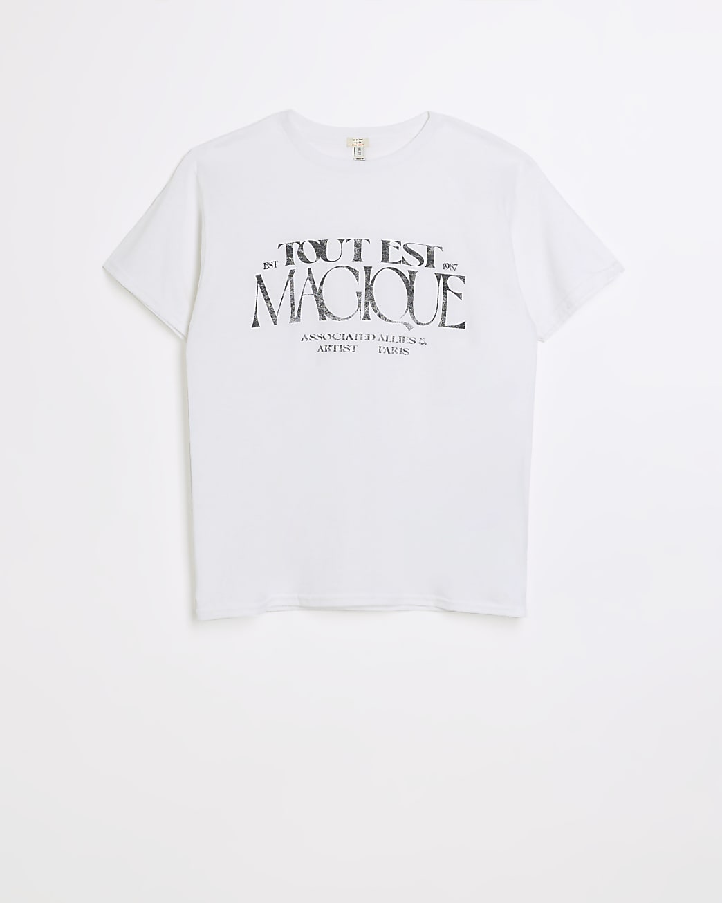 White graphic baby t-shirt