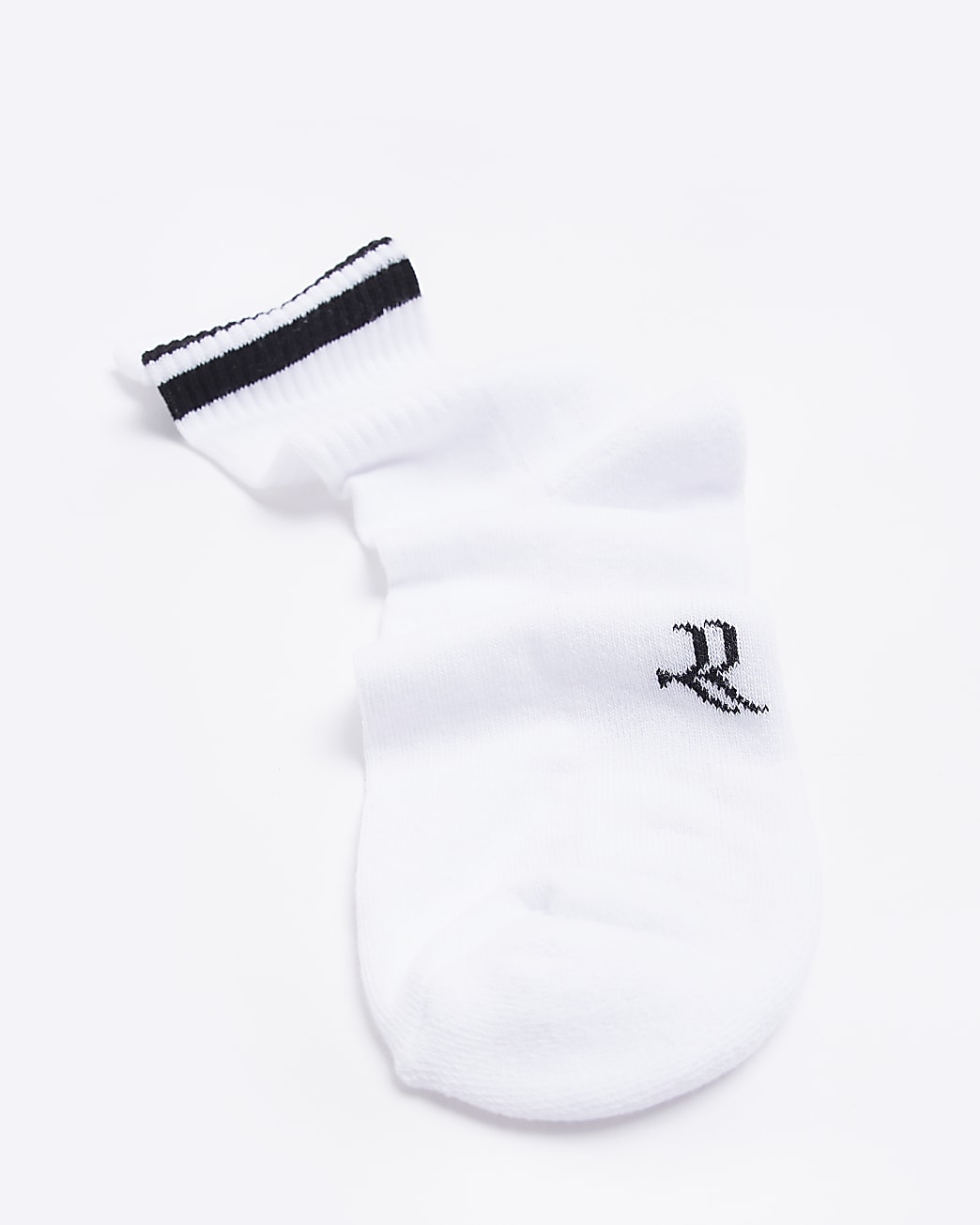 White multipack of 2 stripe RI tube socks
