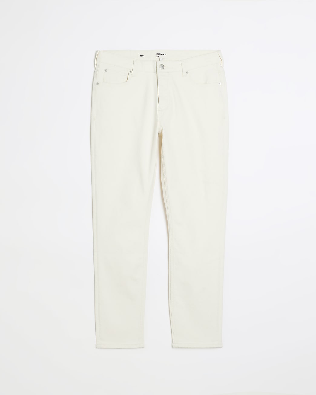 White slim fit jeans