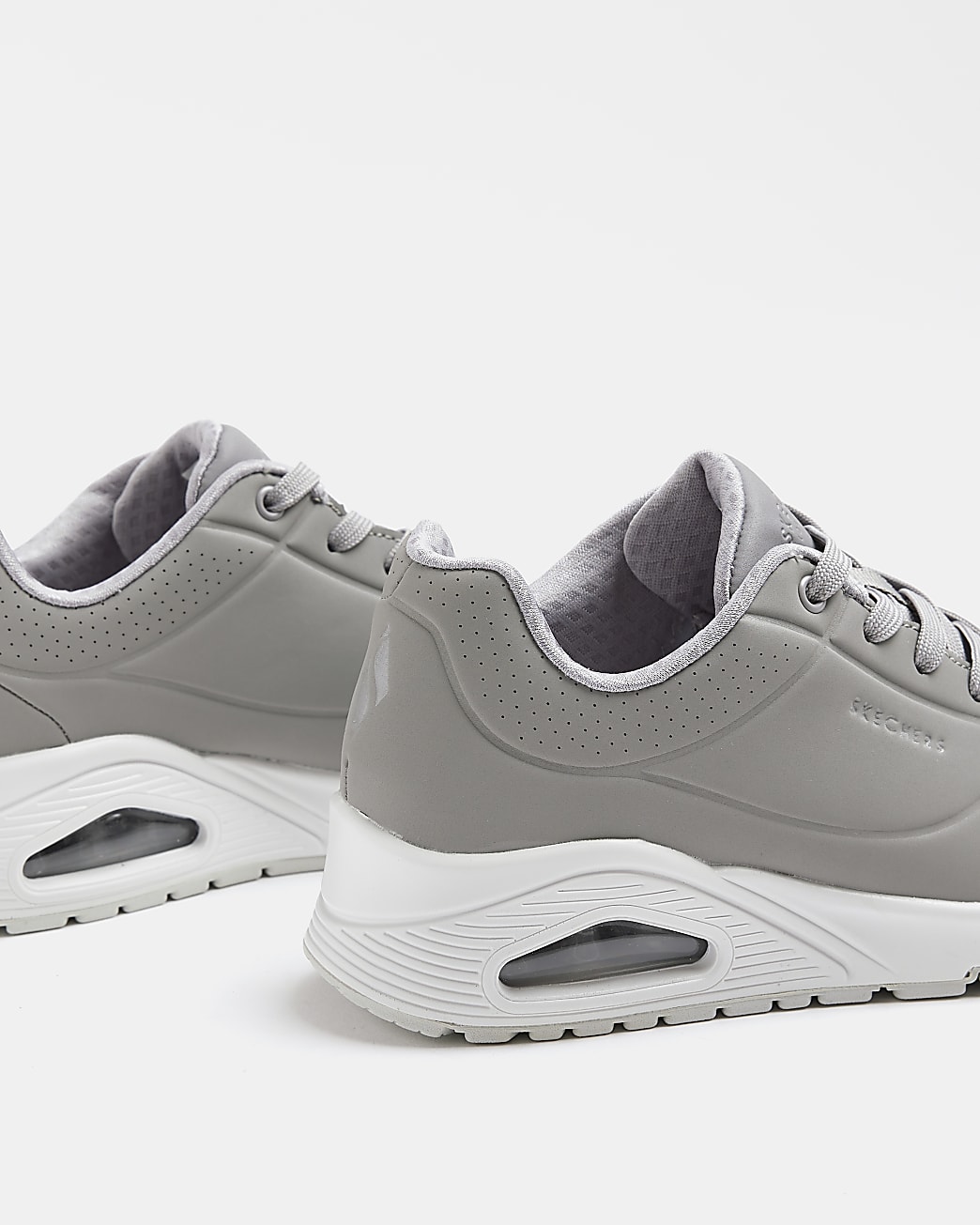 Grey chunky trainers