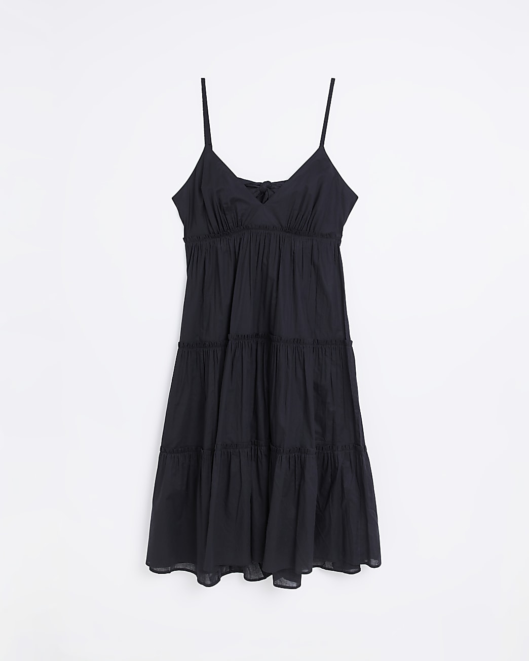 Plus Black Beach Midi Dress