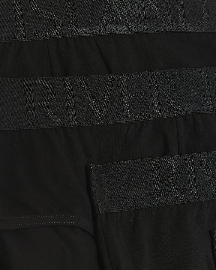 Black regular fit RI brief multipack