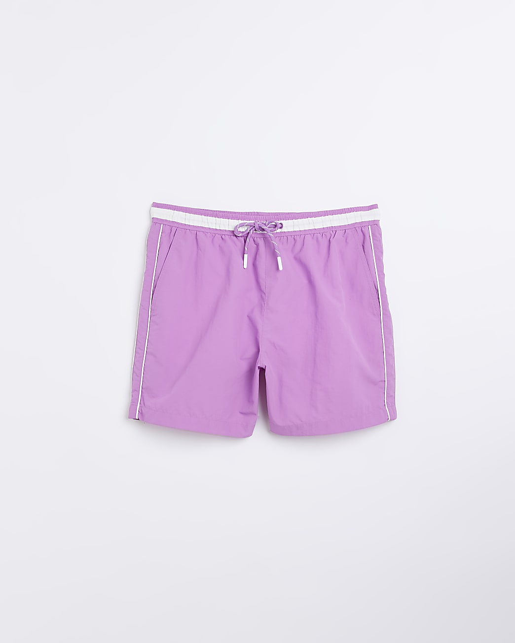 Pink regular fit swim shorts