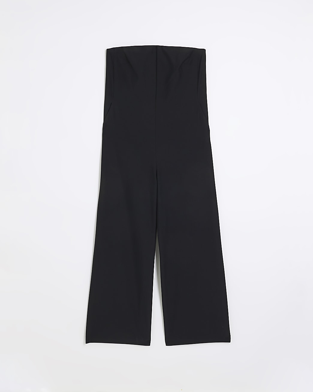 Black RI Studio wide leg bandeau jumpsuit