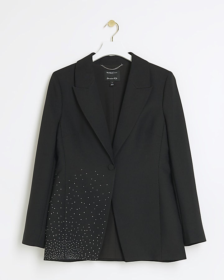 Black diamante blazer