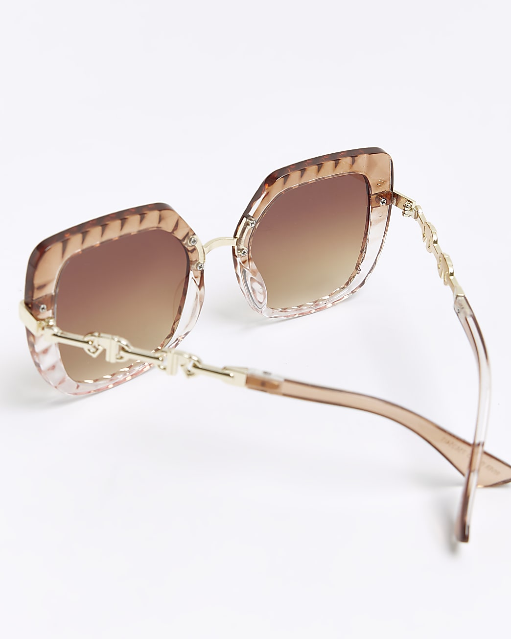 Pink oversized sunglasses