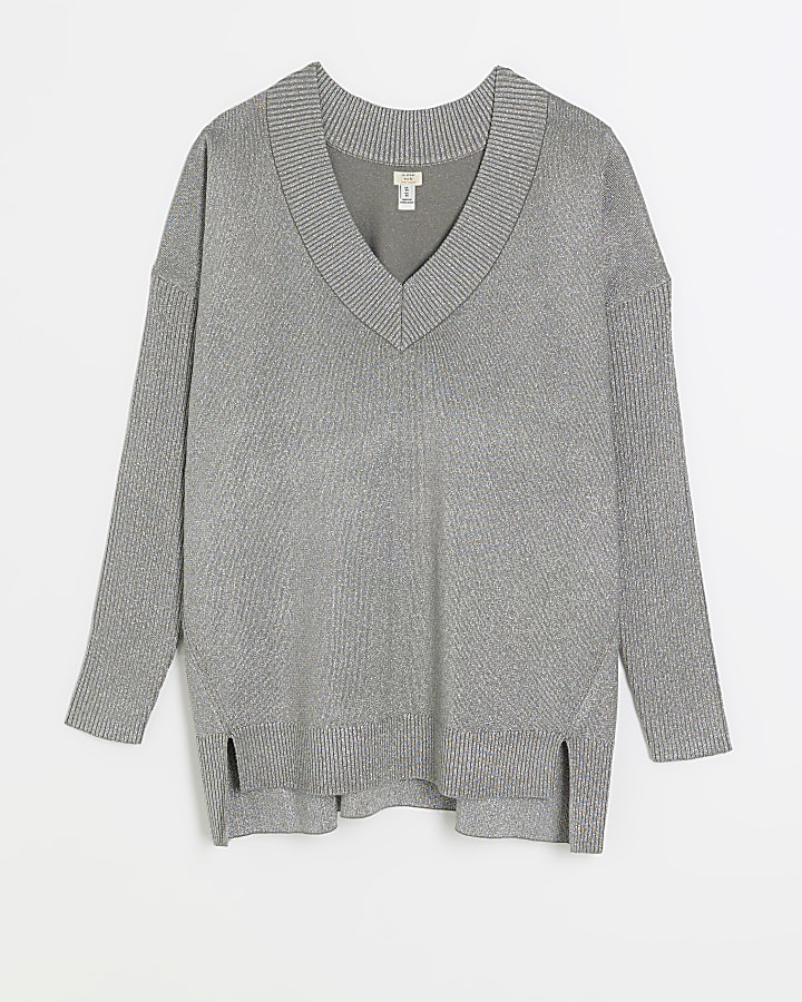 Silver lightweight jumper