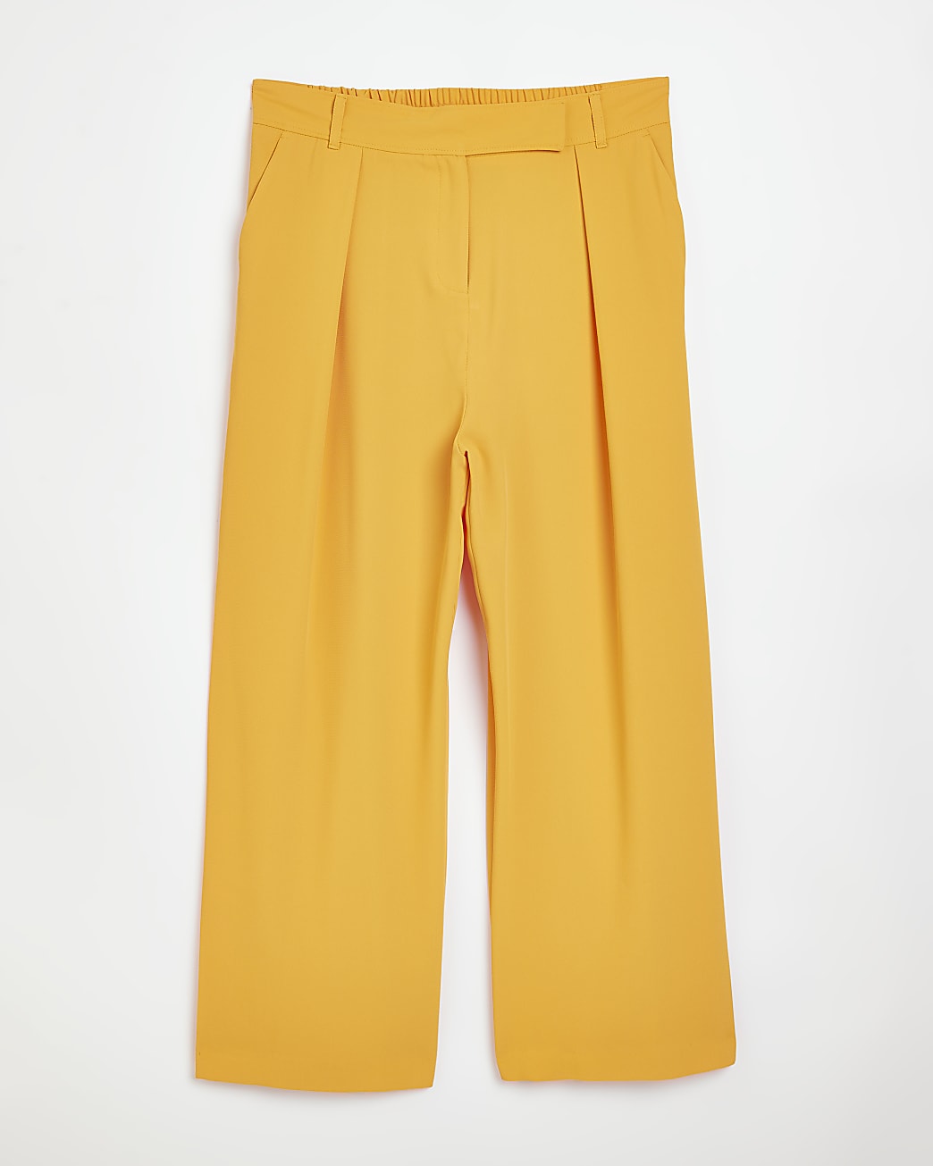 Plus orange wide leg trousers