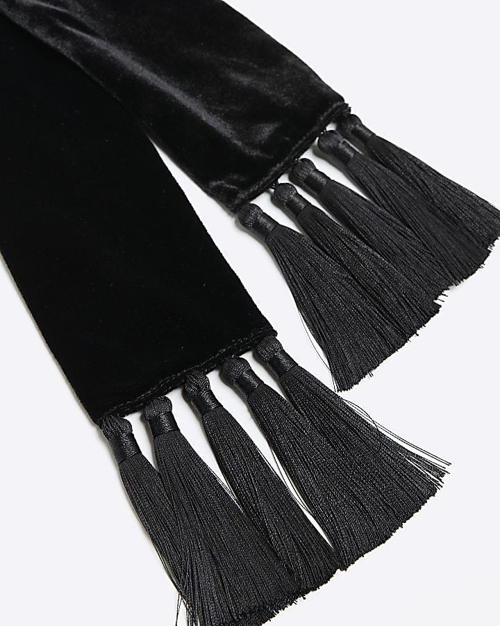 Black Velvet Smart Scarf