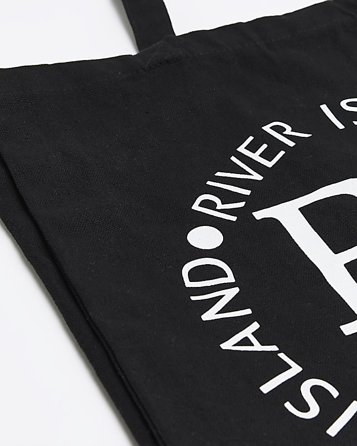 Black RI tote bag
