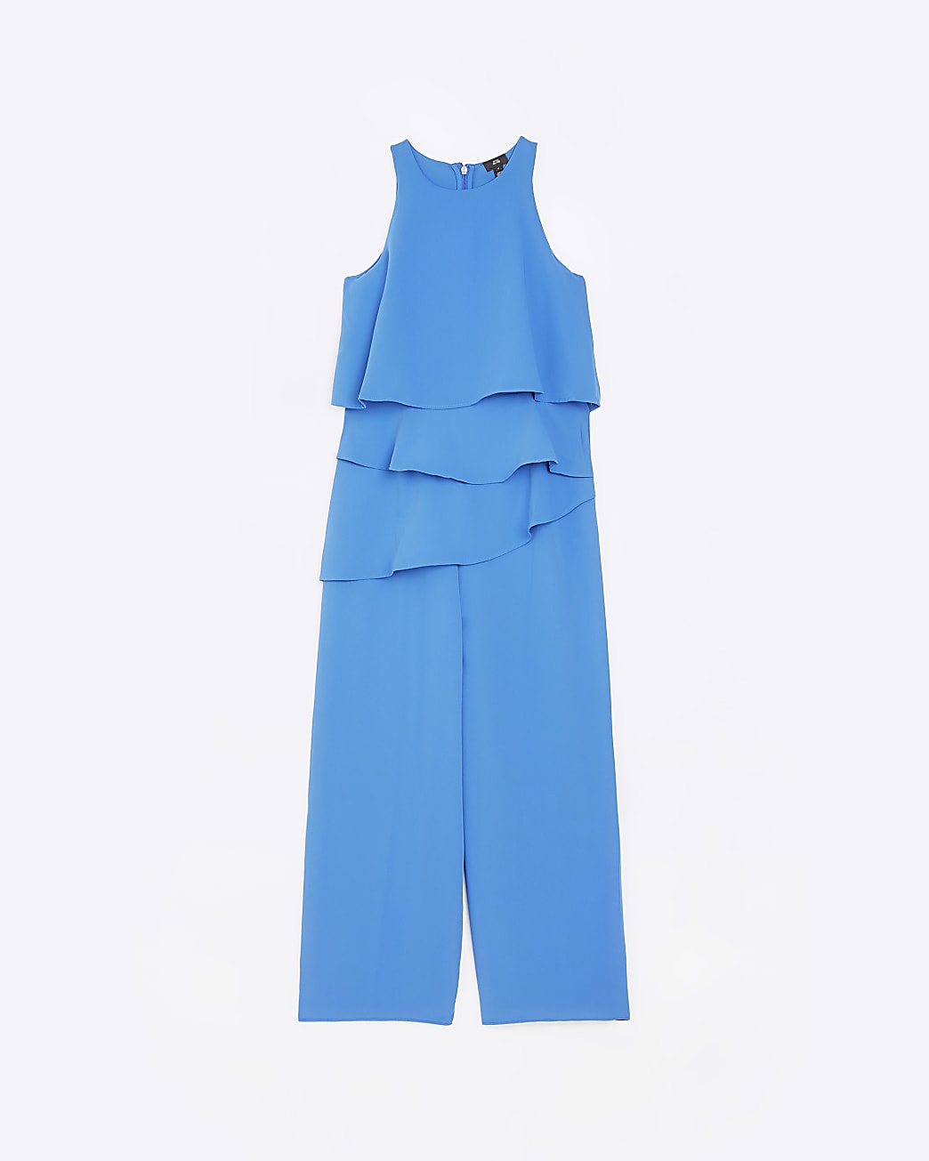 Blue layered jumpsuit