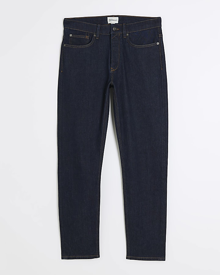 Dark blue slim fit jeans