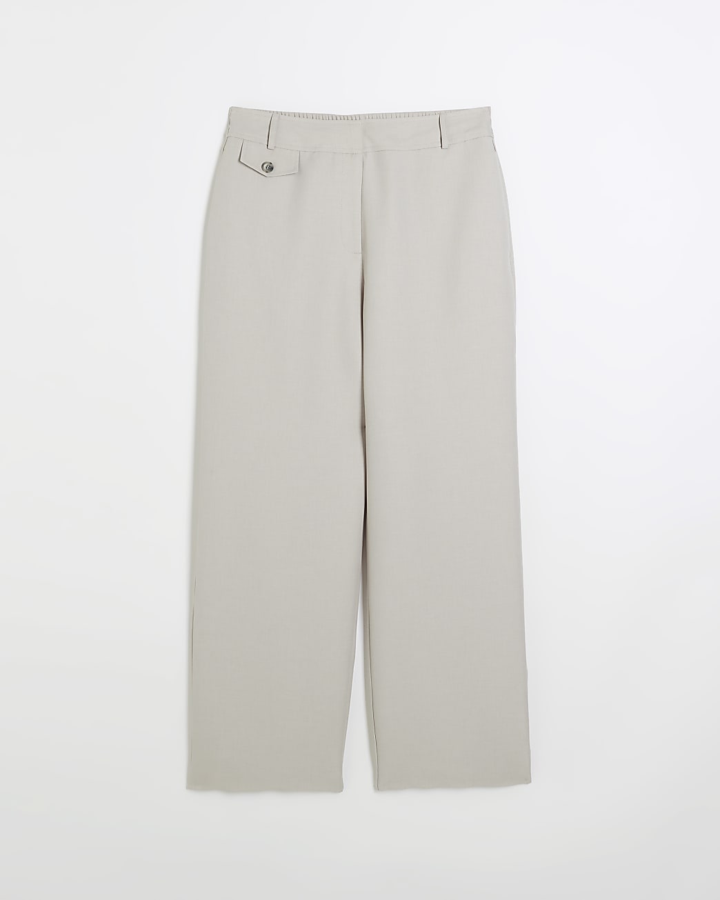 Grey wide leg trousers