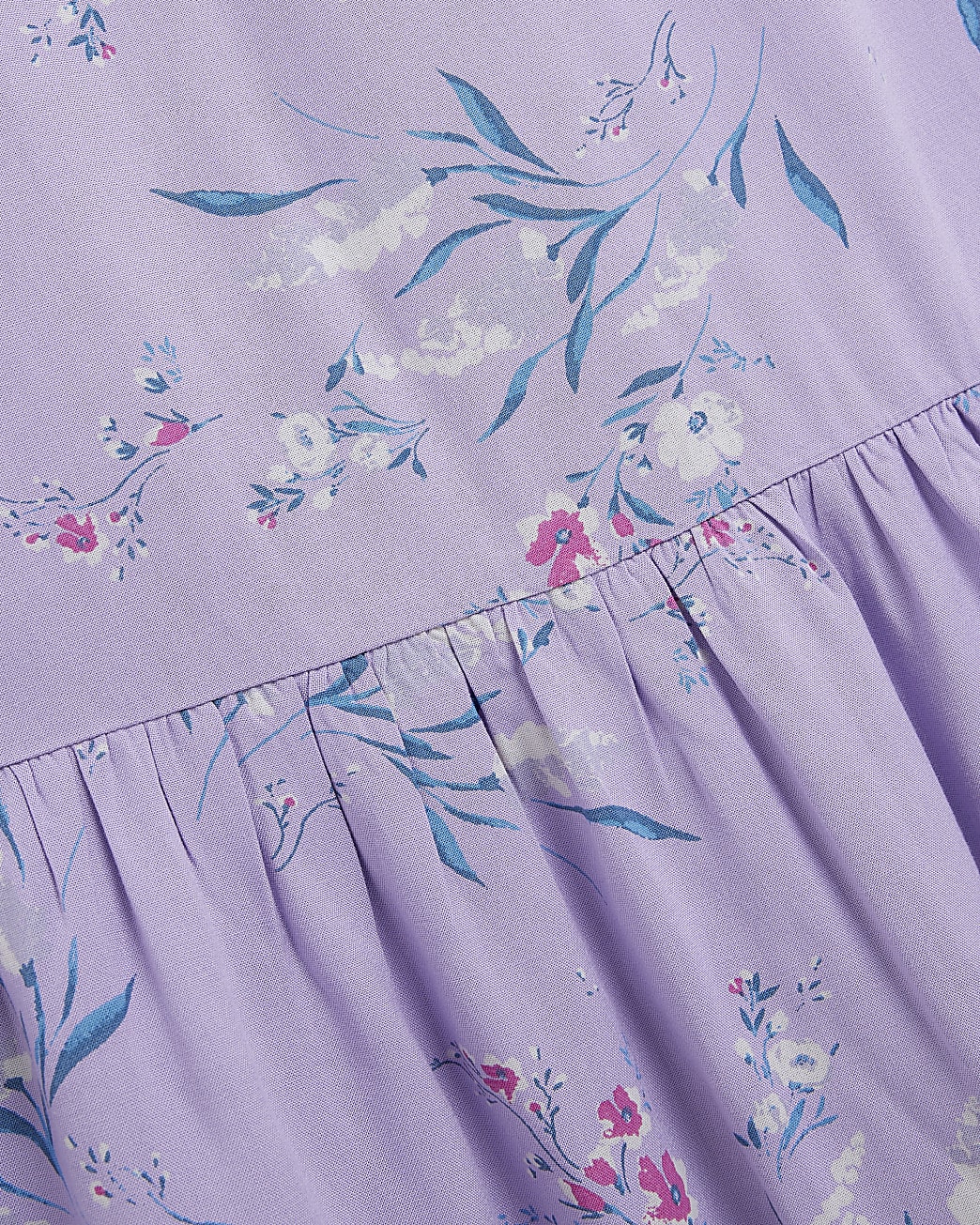 Plus purple floral maxi dress