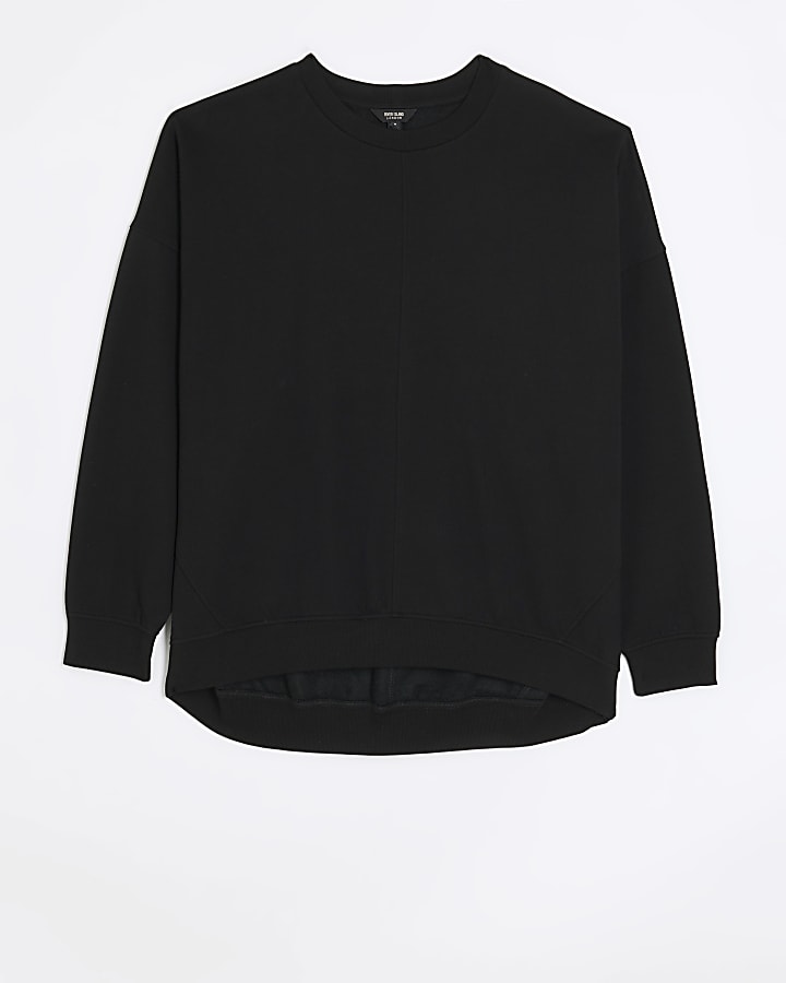 Black oversized sweatshirt