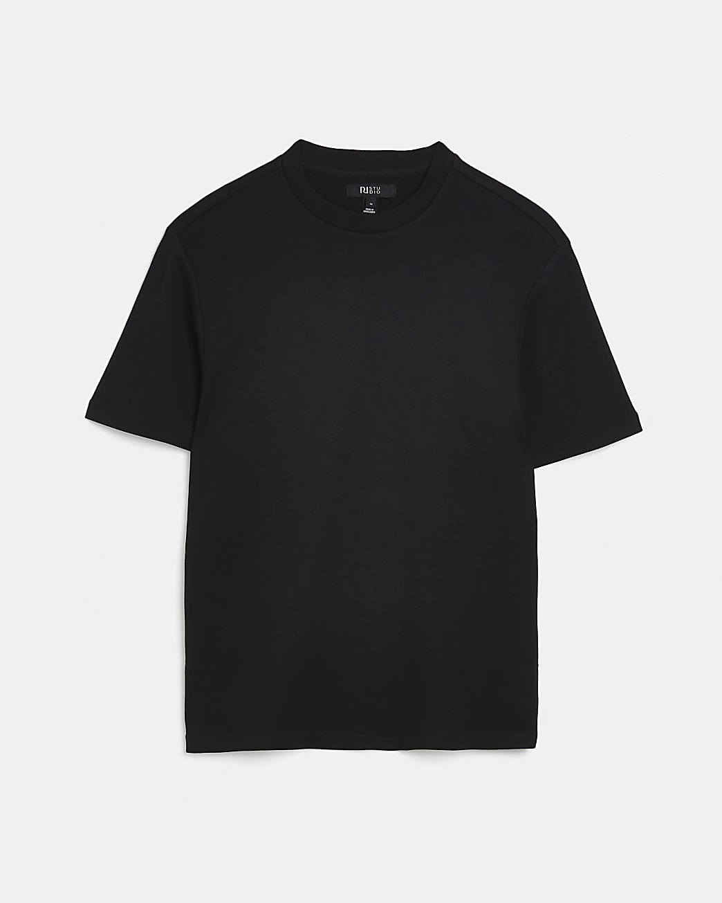 Black RI Studio slim fit high neck t-shirt