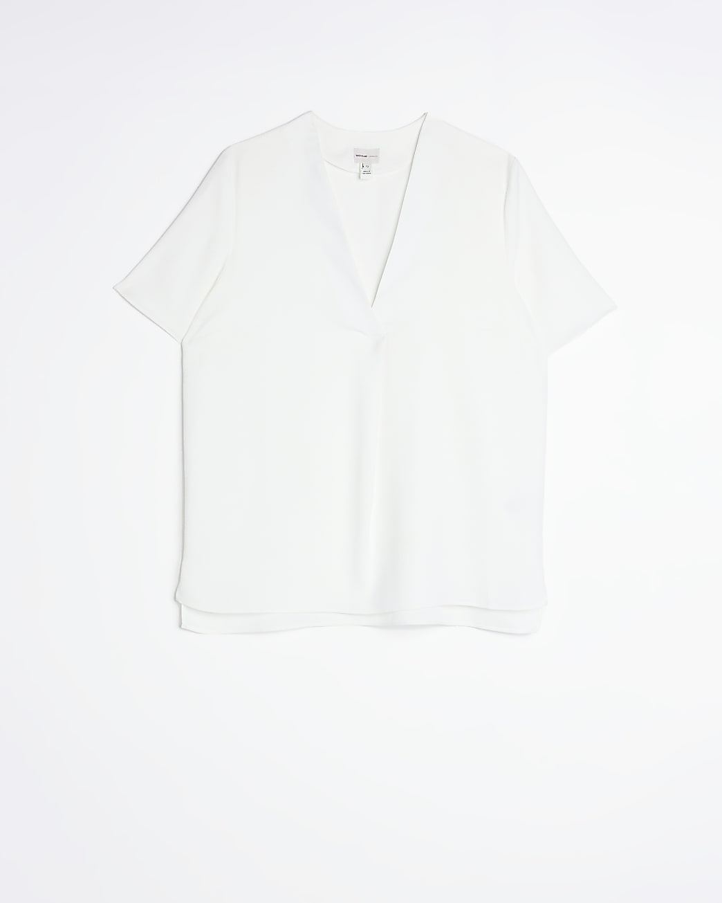 White short sleeve top