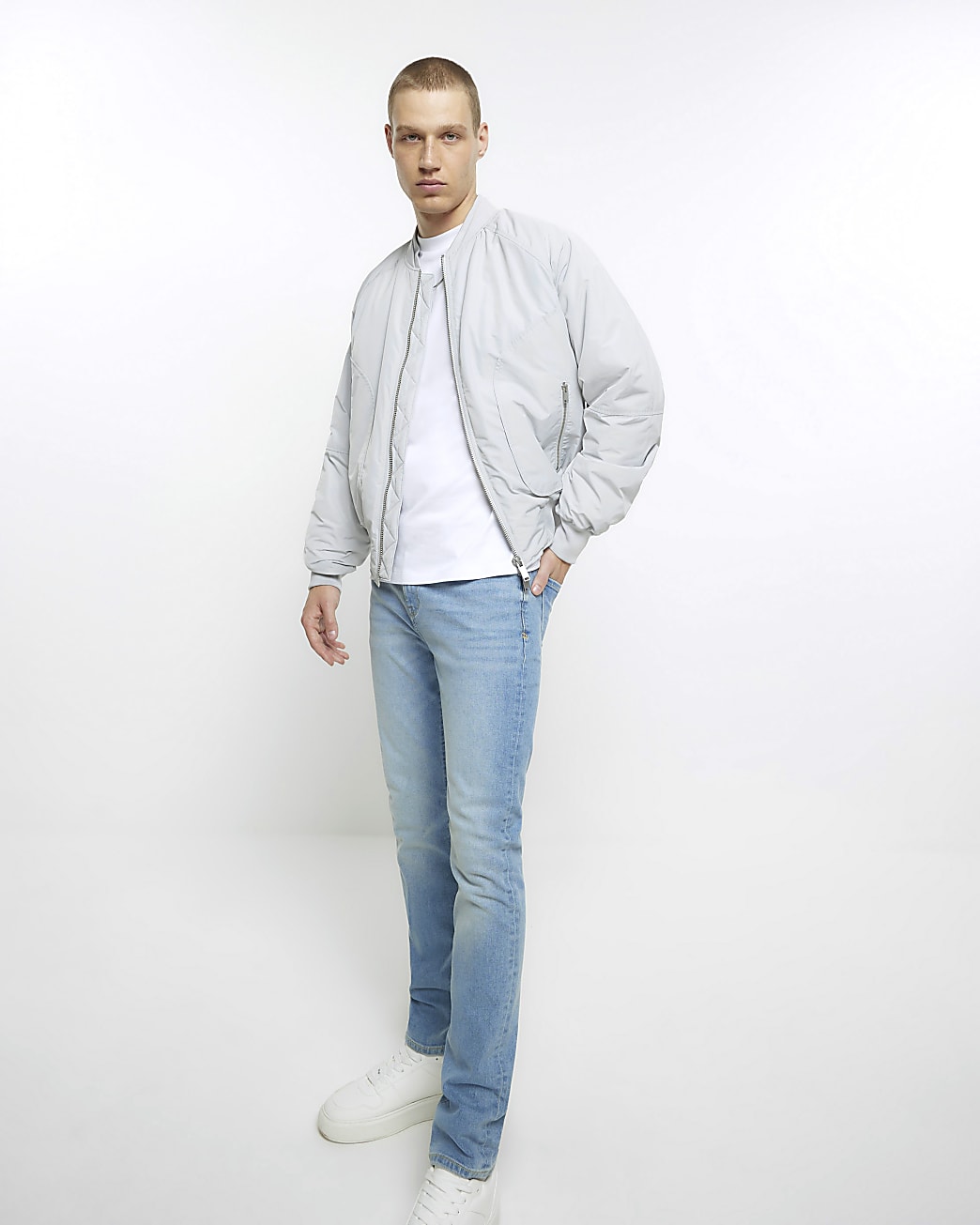 Light blue skinny fit jeans
