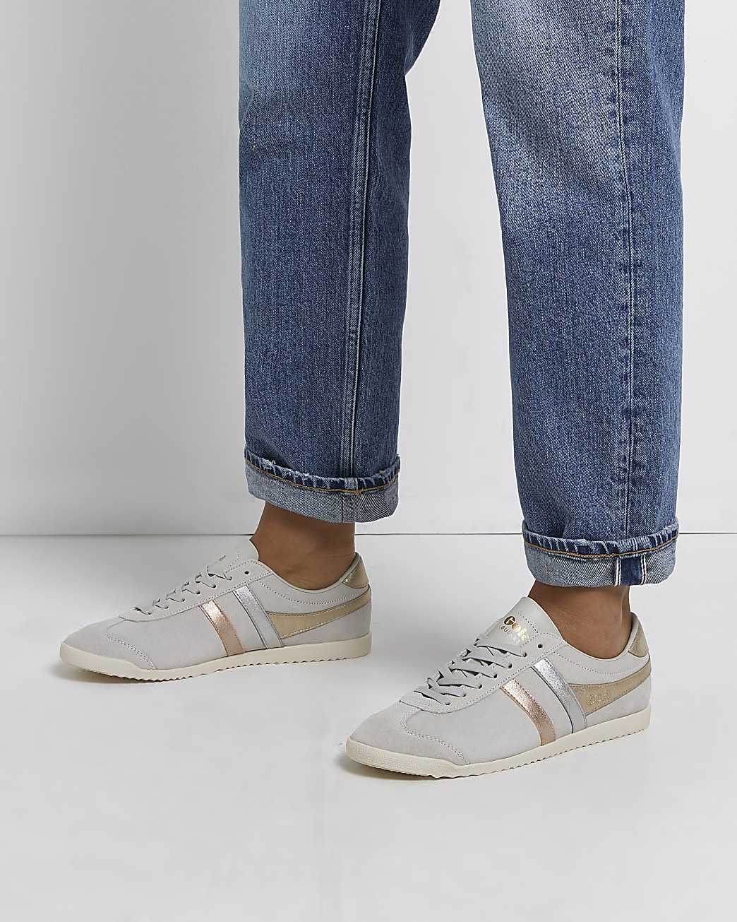 Gola grey bullet trainers