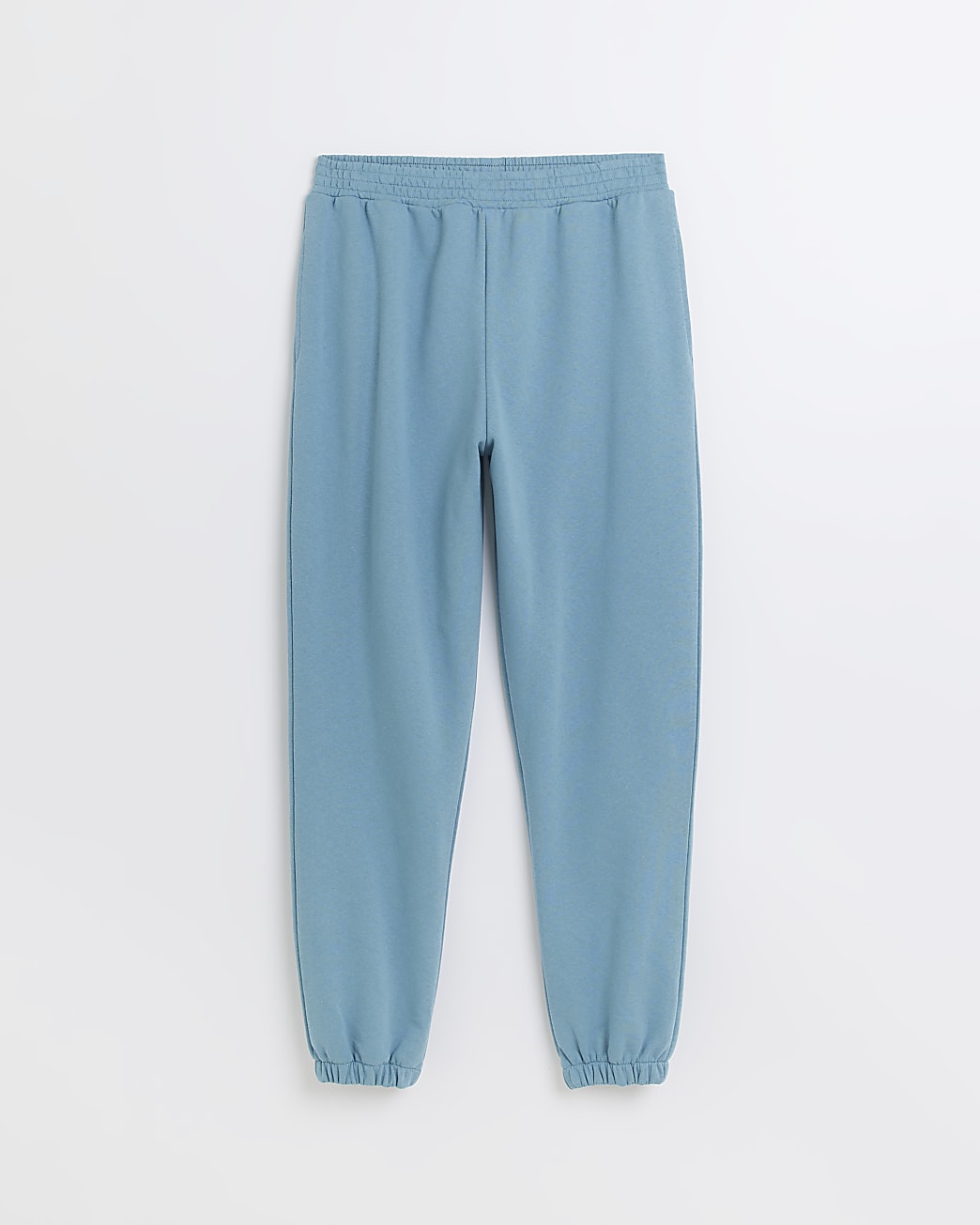 Blue cuffed joggers