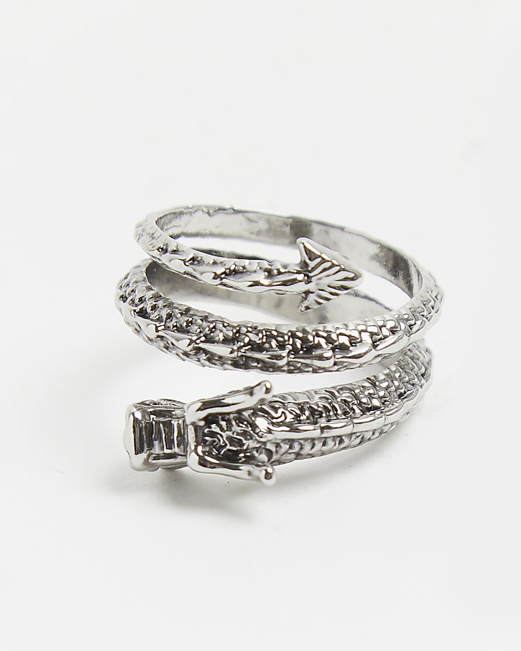 Silver colour Dragon Wrap Ring