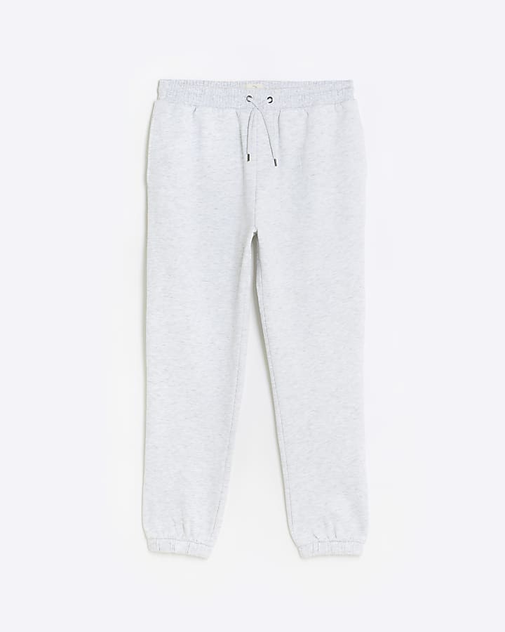 Grey slim fit plain joggers
