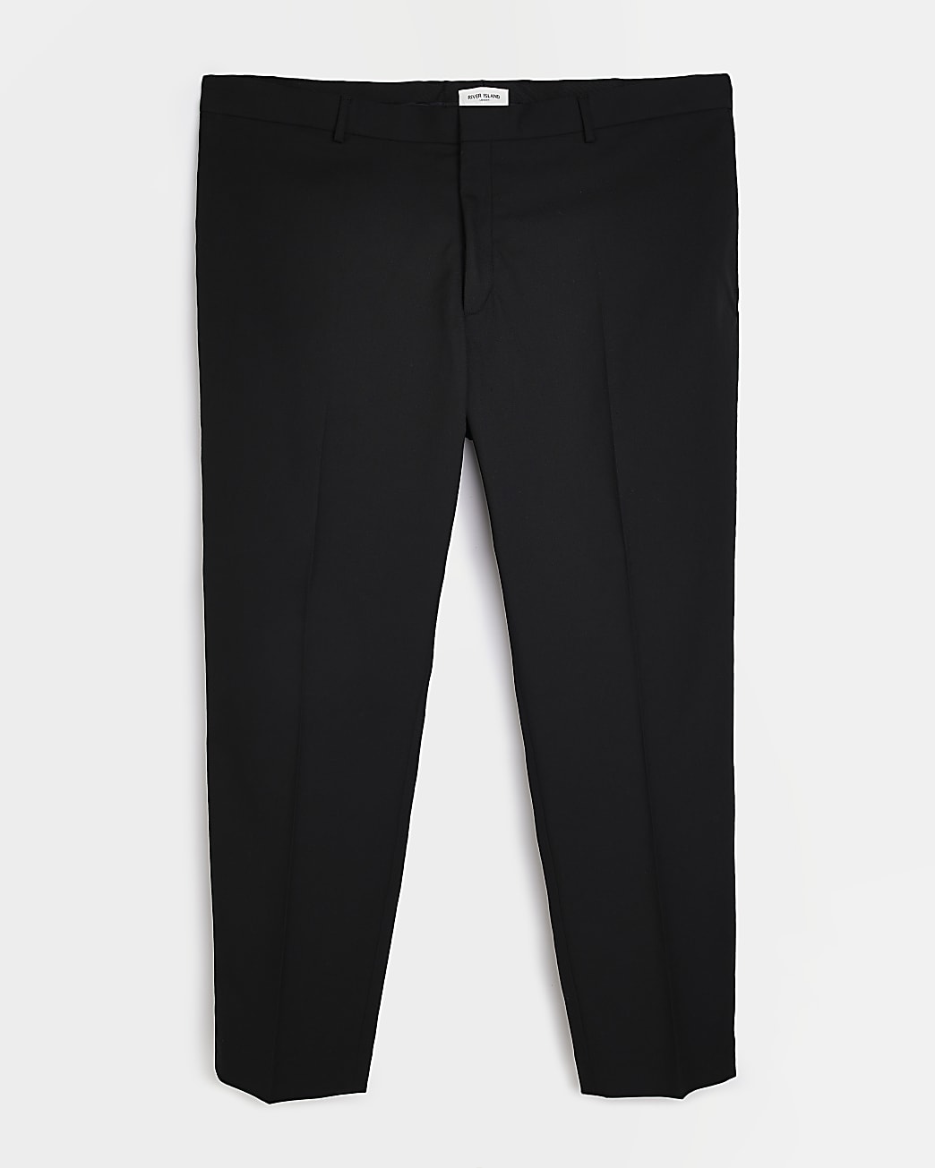 Big & tall black slim tuxedo suit trousers