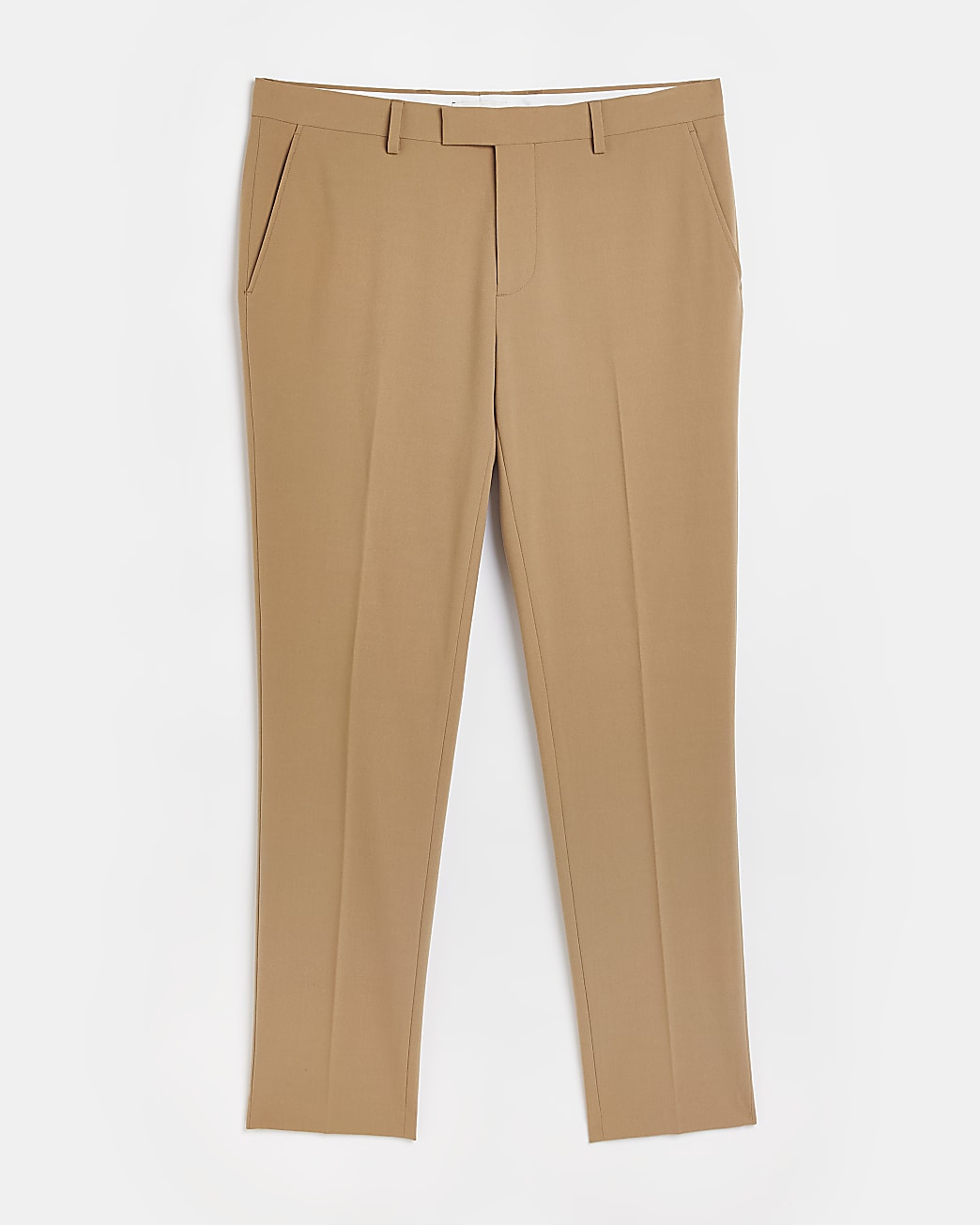 Brown Super Skinny fit suit trousers
